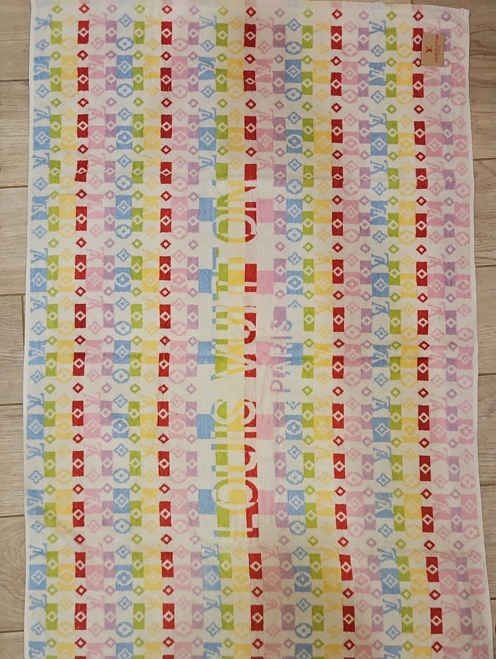 Louis Vuitton X Takashi Murakami Towel RARE / Vintage